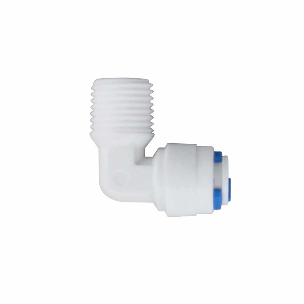 Adaptador codo tipo "L" para ?smosis inversa 400G (RM1/4", T3/8")