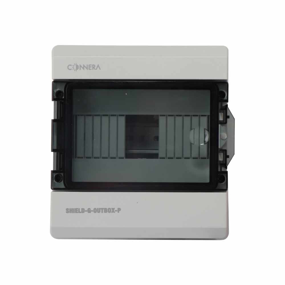 Gabinete INBOX, SHIELD, CONNERA, compatible con 8 polos, instalaci?n exterior- C?digo: SHIELD-G-OUTBOX-P