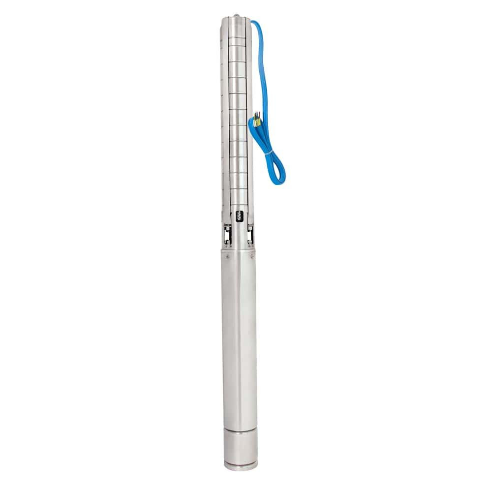 Sistema sumergible multipower para aplicaciones en bombeo solar, CONNERA, KOLOSAL MP, 4", 120 m, 7,500 W, 440 VCA KOL4-120-750-MP