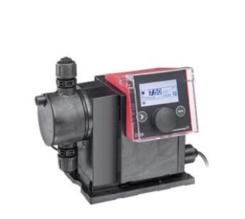 Bomba dosificadora marca Grundfos serie DDA modelo DDA30-4/PVDF/PTFE, consta de sistema de control AR (an?logo + Relay) con cabezal de bombeo en PVDF, empaques en PTFE (TEFLON) y valve balls en ceramica, incluye Set de instalaci?n. Ideal para manejar un gasto de hasta 30L/h a 4bars de presi?n de operaci?n. Incluye set de instalaci?n