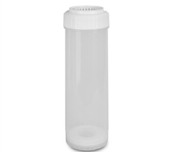 Cartucho vac?o recargable transparente 2.5″ OD X 10″ L – C?digo: EC-2510C