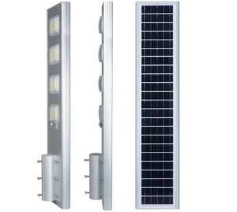 Lampara Sub urbana solar 200w con bateria de litio de aluminio