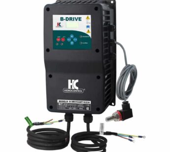 Variador de frecuencia HIDROCONTROL B-DRIVE (enfriado por aire), 1 fase, 230V, para motobomba 3 fases 230V, 11A – B-DRIVEAMT10/230