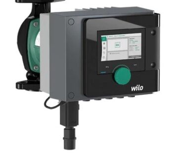 Bomba recirculadora Wilo Stratos 2×3-35, construccion en hierro fundido con tratamiento de cataforesis y flecha de acero inoxidable. Con motor de tecnologia EC 1F 23