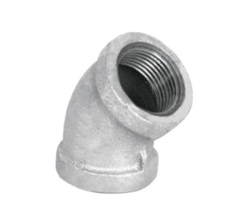 Codo galvanizado de 45? x 2″