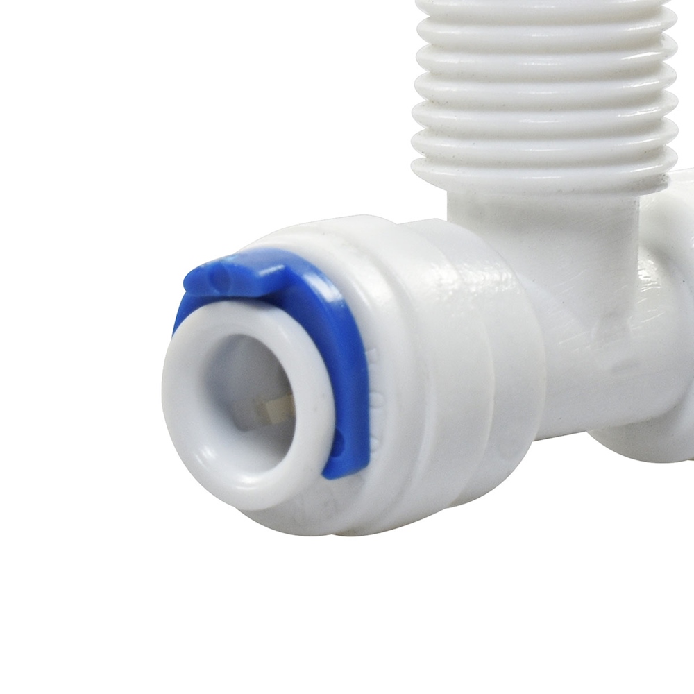 Conector Fitting Niple "T" de 1/4" x 1/4", Rosca Exterior x 1/4" Marca Servimatic - Image 4