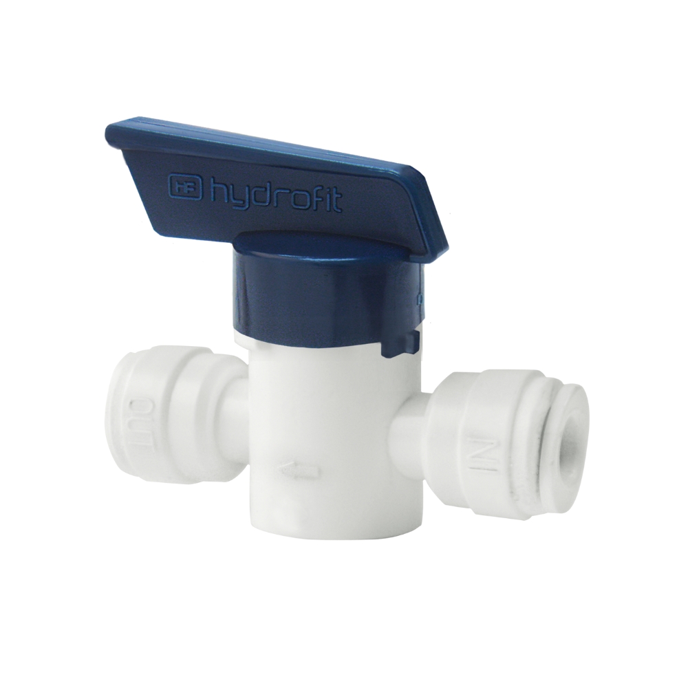 Llave de Paso Tubing de 1/4" x 1/4" Hydrofit