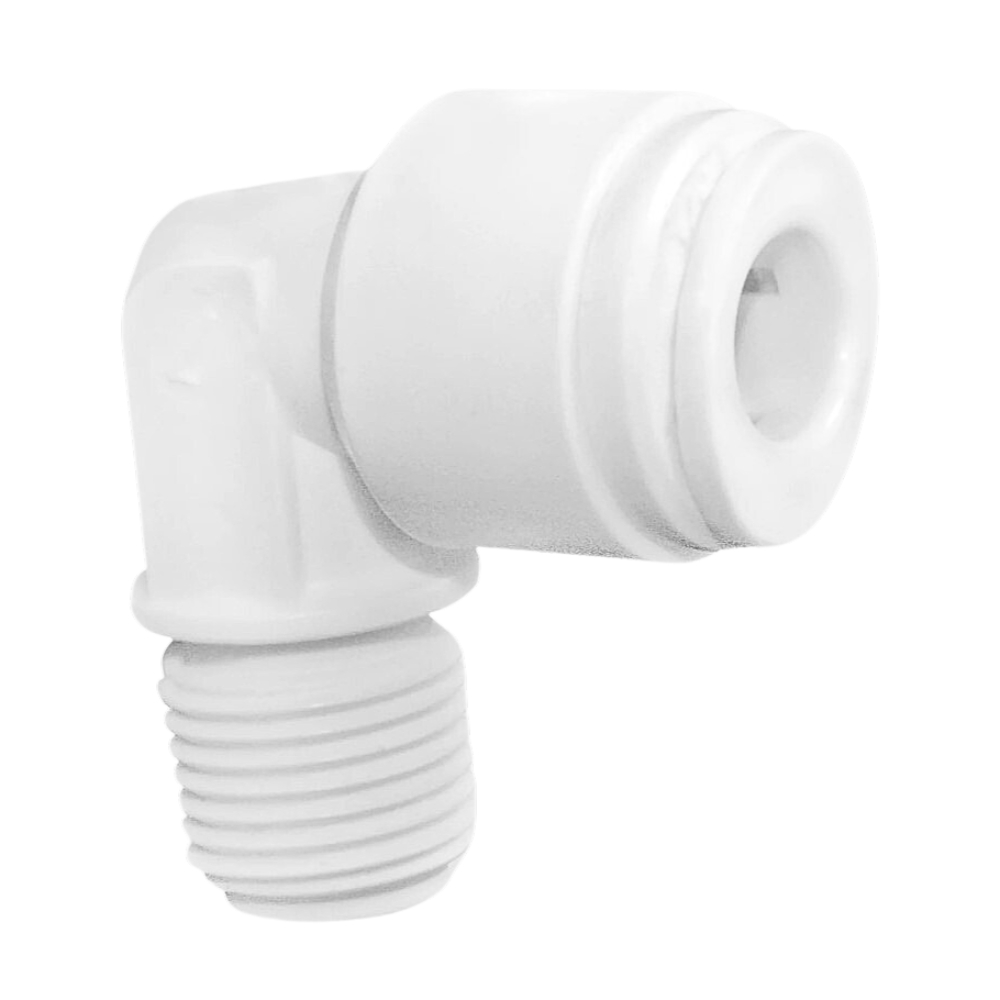Codo Tubing con Rosca Macho NPT de 1/4" x 1/4" Hydrofit