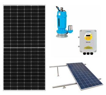 Kit De Bomba Solar KOLOS-2SRP-750-72 + 3 Panel 450w + Base Panel