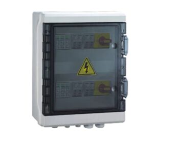 Caja combinadora para series de paneles solares 4 entradas – 1 salida