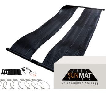 Panel Solar Para Piscina, SUNMAT, ?rea Total de 3.7 M2, Flujo M?ximo de 20 LPM