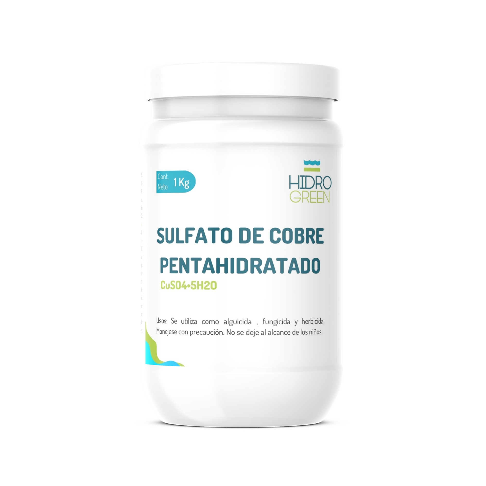 Sulfato de cobre, fungicida, alguicida para piscinas - 1 Kg