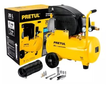 Compresor De 20 L Con Accesorios, Pretul 27106