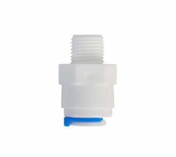 Adaptador recto para ?smosis inversa de 400GPD (RM1/4″, T3/8″)