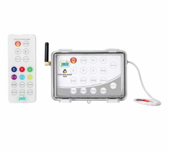 Controlador RGB con control remoto, PANDA, 300 Watts, 12 Vca, para l?mparas LED serie LUMINUS / DELUXE